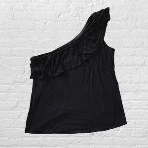 💕 🛍🏙3️⃣ for $1️⃣5️⃣ Like 🆕 Old Navy ruffle one shoulder tank top